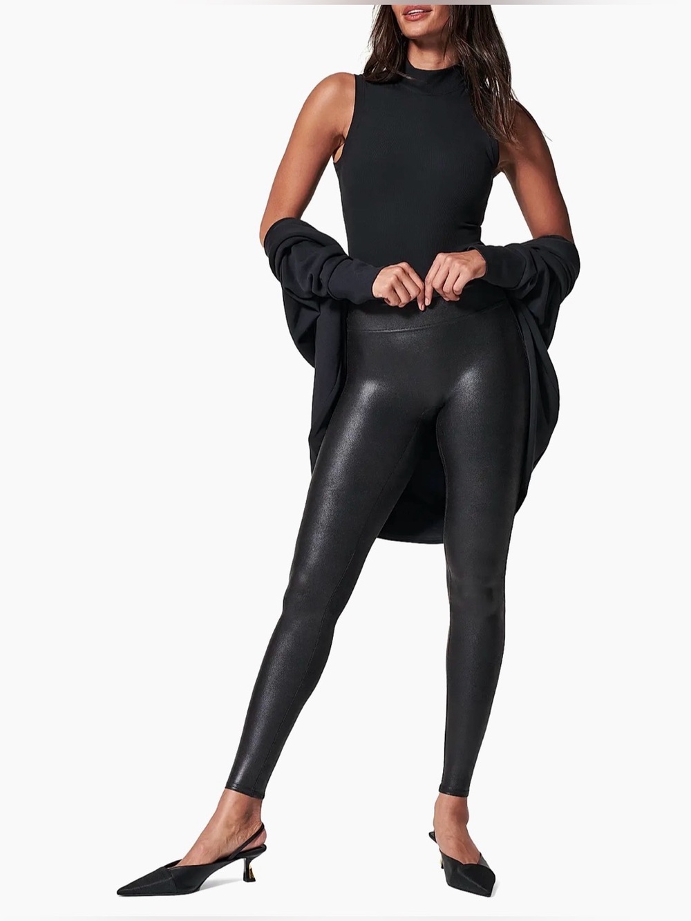 Spanx Faux Leather Leggings